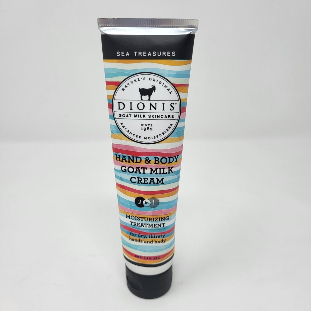Dionis Goat Milk Skincare Hand & Body‎ Cream in the scent Sea Treasures 3.3 Oz